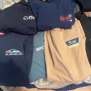 Size large men’s tees